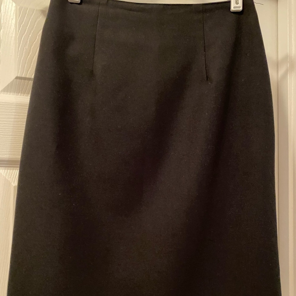 Christy Girl black lined business skirt